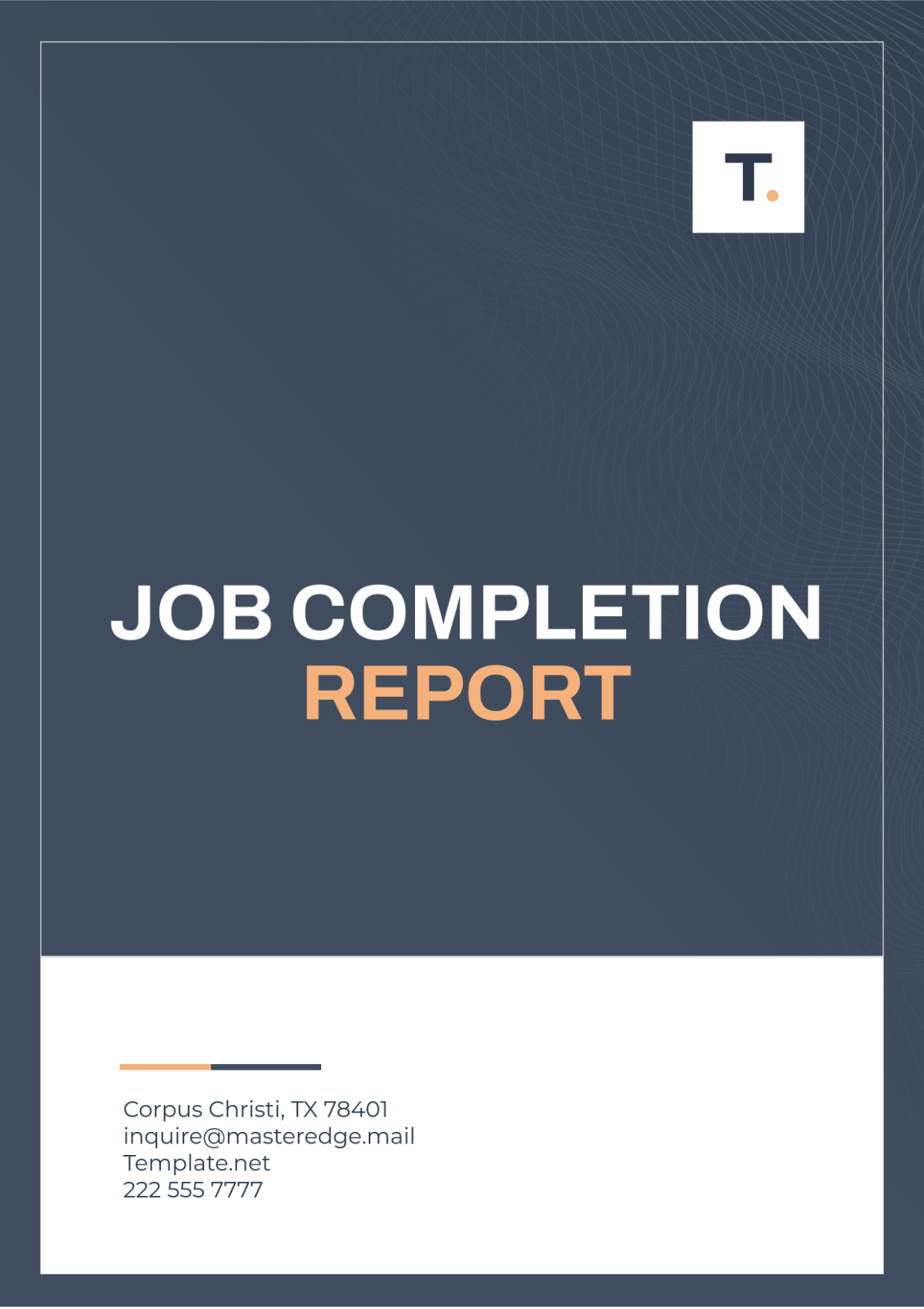 Free Job Completion Report Template - Edit Online & Download | Template.net