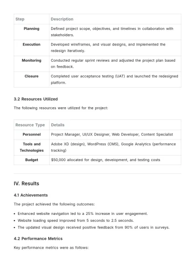Free Job Completion Report Template to Edit Online