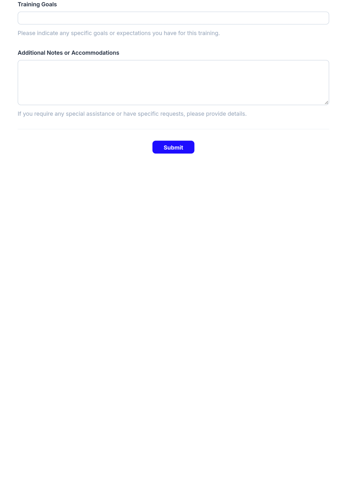 Free Workplace Training Form Template & AI Maker Free Workplace Training Form Template & AI Maker
