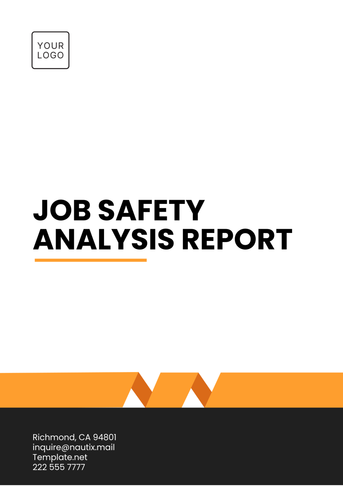 Job Safety Analysis Report Template - Edit Online & Download