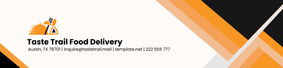 Food Delivery Header