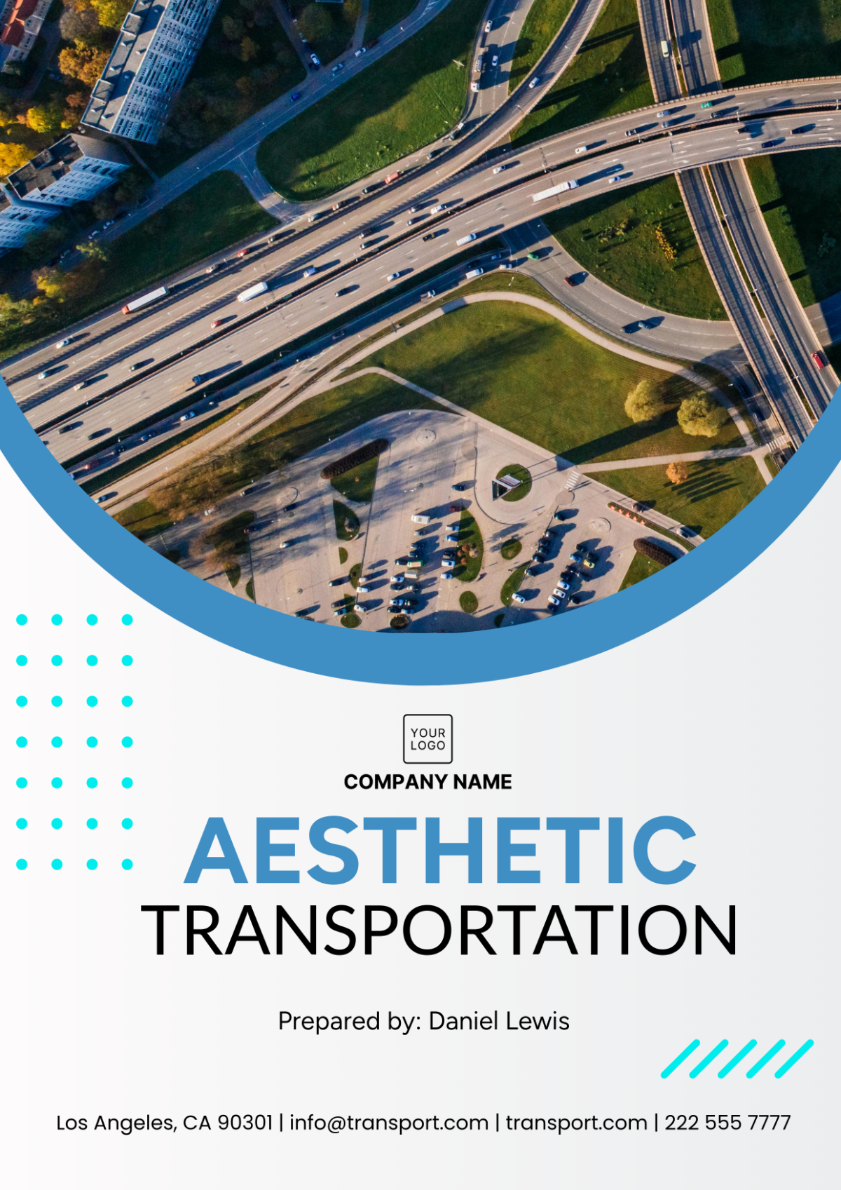 Aesthetic Transportation Cover Page