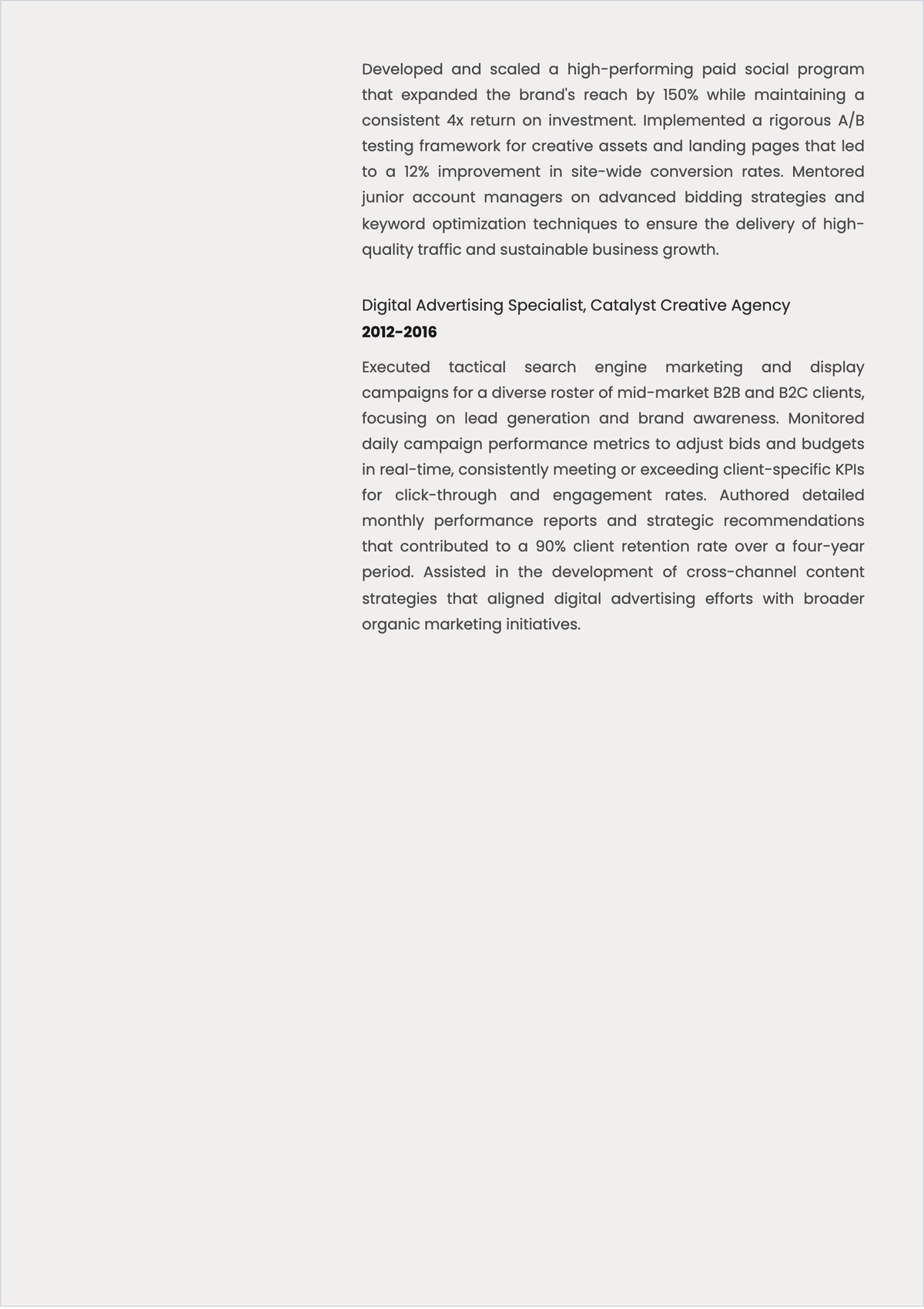 Free Modern Minimalist Photo ATS Resume Template, AI Resume Builder