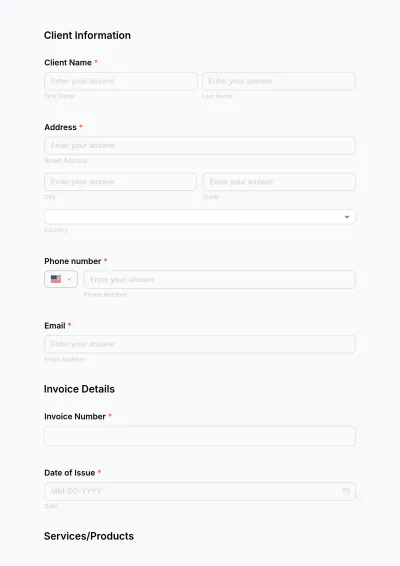 Free Solar Energy Invoice Form Template to Edit Online