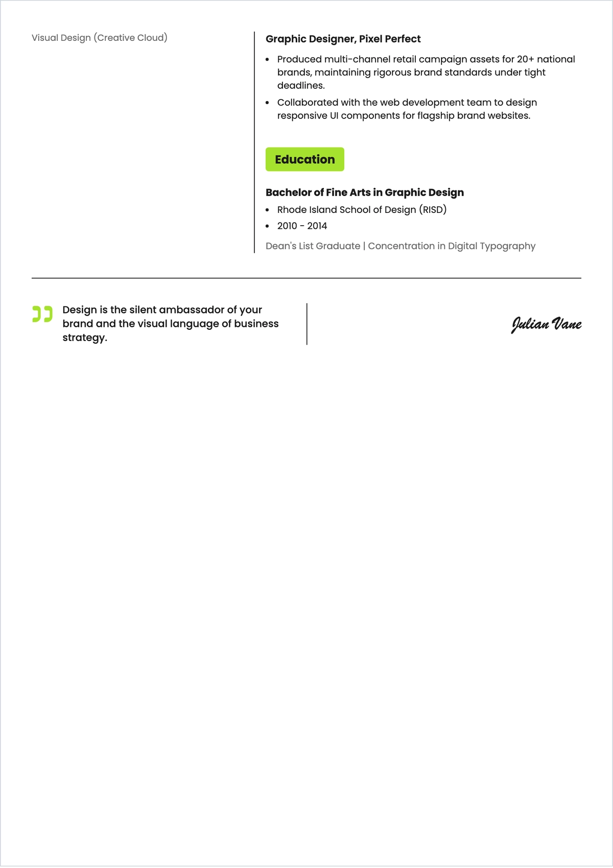 Free Infographic Photo ATS Resume Template, AI Resume Builder