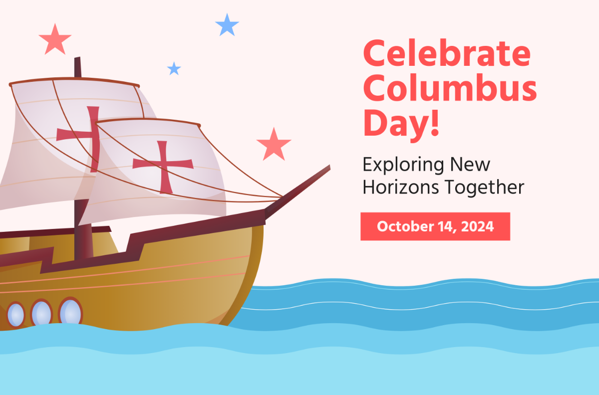 Columbus Day Banner Template - Edit Online & Download