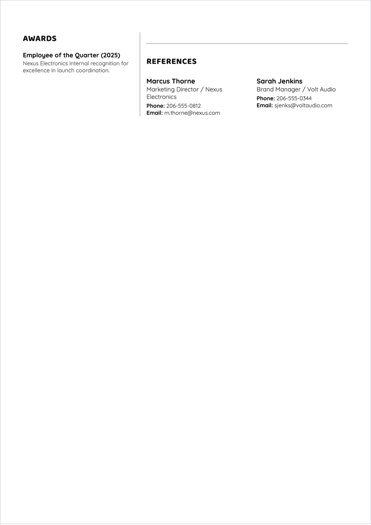 Free Colorful Simple Photo ATS Resume Template, AI Resume Builder