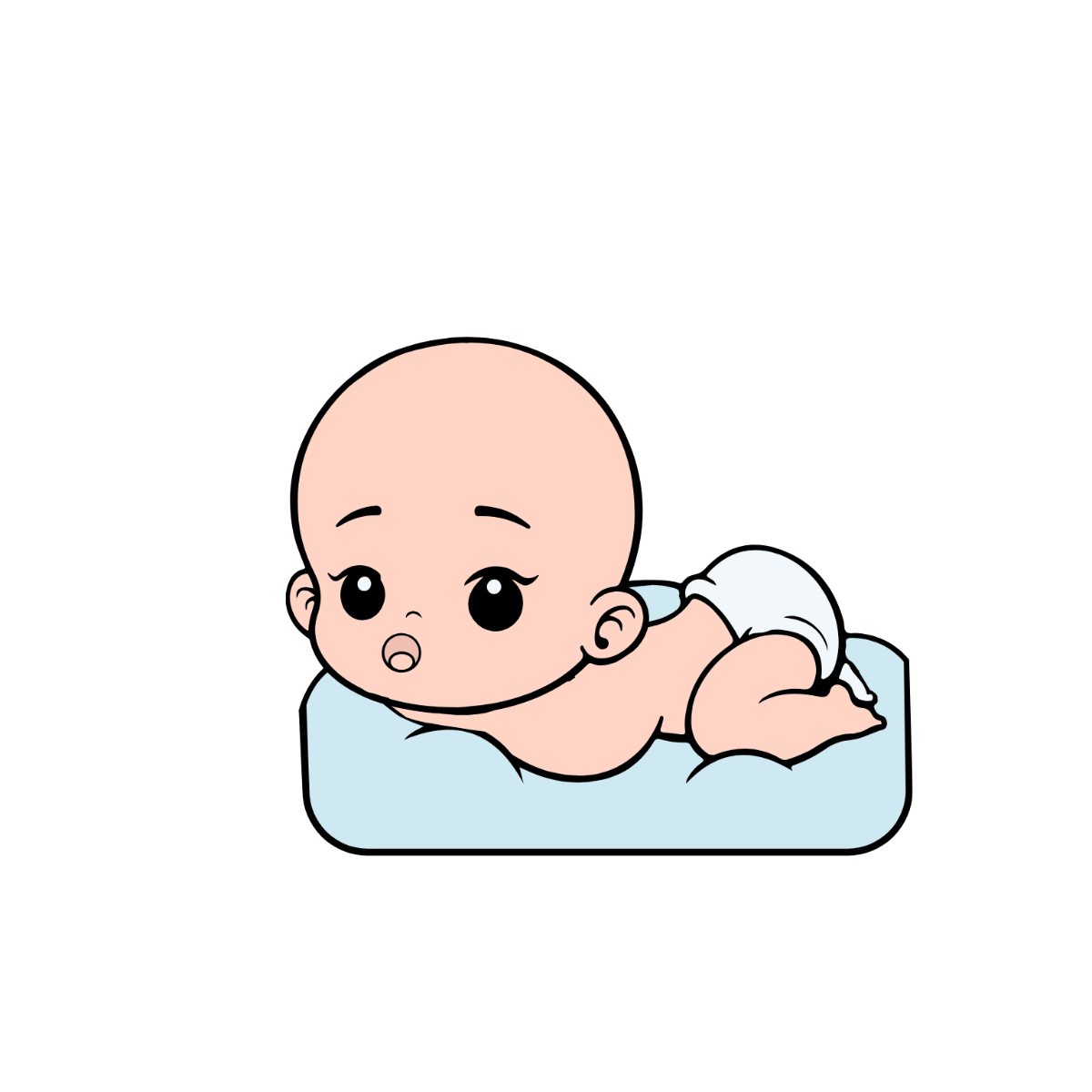 Cartoon Baby Clipart - Edit Online | Template.net