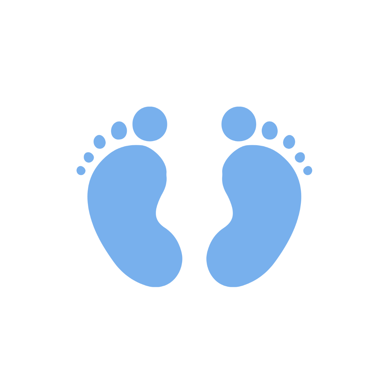 Baby Footprint Clipart - Edit Online | Template.net