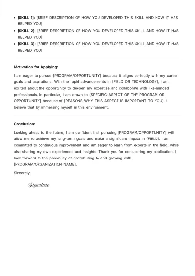 Free Blank Personal Statement Template to Edit Online