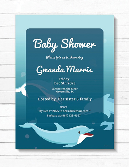 free printable baby shower invitation template download 344