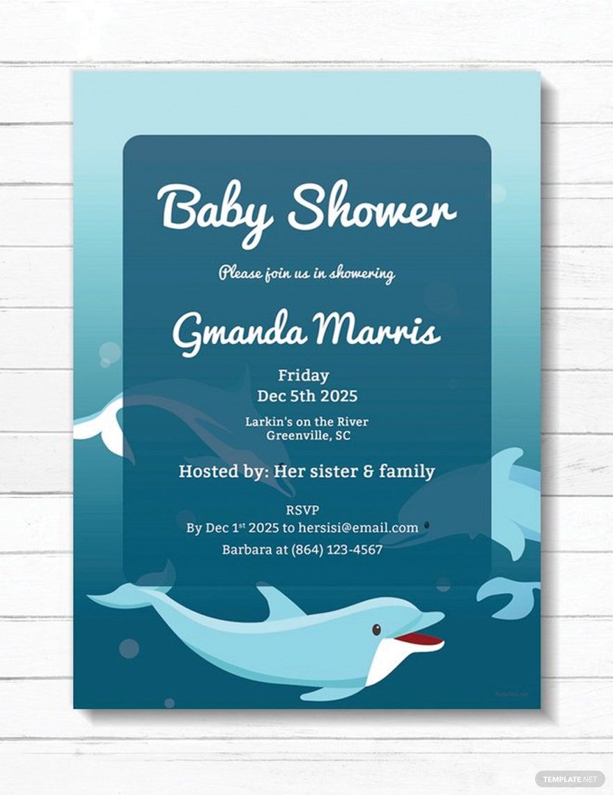Vintage Baby Boy In Washtub Personalised Baby Shower Invitations Invites & Envelopes 