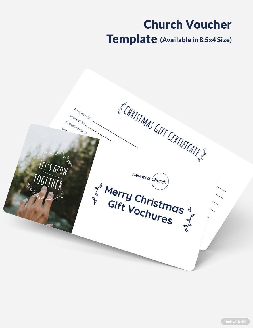 Church Voucher Template in Word, Google Docs, PDF, Illustrator, PSD, Apple Pages, Publisher, InDesign