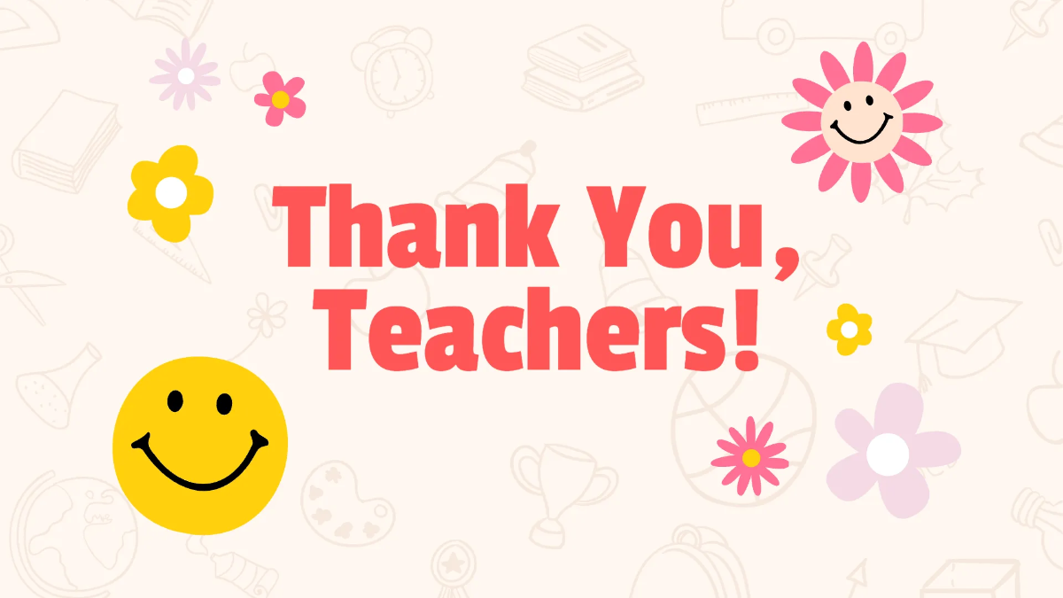 Free World Teachers Day Presentation Template to Edit Online