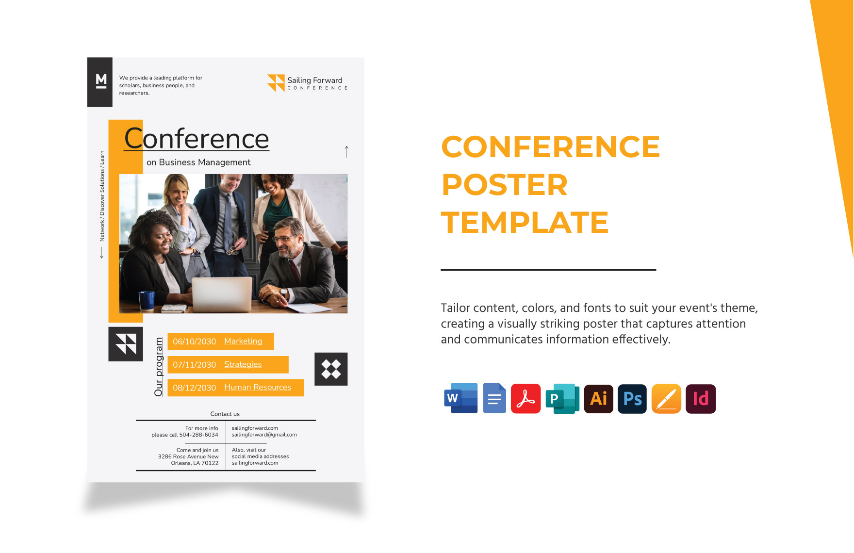 Free Conference Poster Templates Editable And Printable Free Conference Poster Templates Editable And Printable