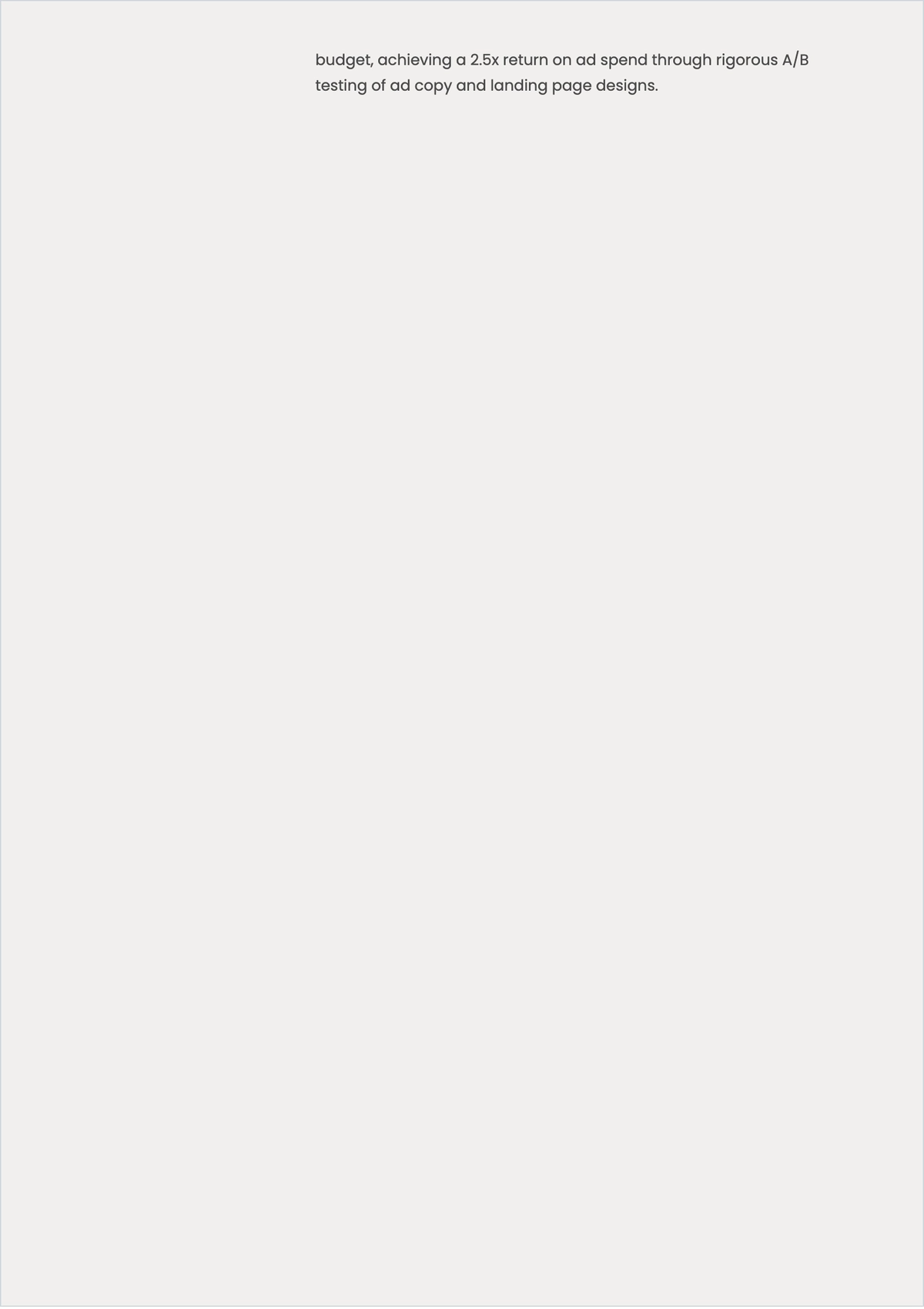 Free Internship Experience ATS Resume Template, AI Resume Builder