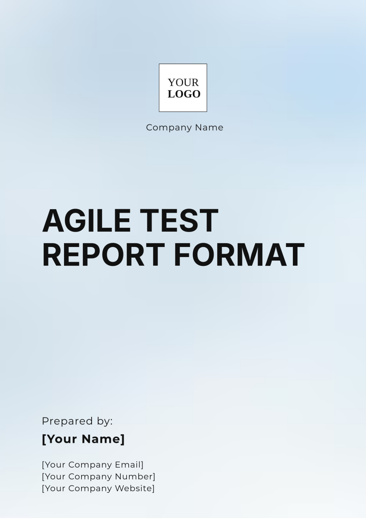 Agile Test Report Format Template - Edit Online & Download