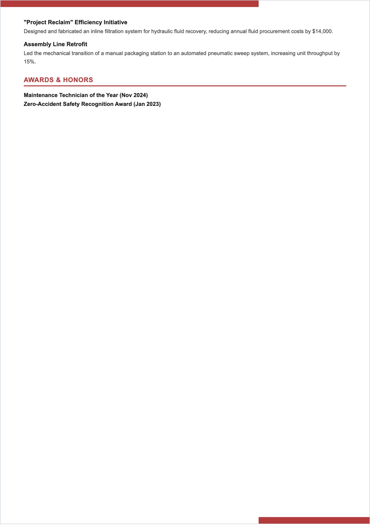 Free Mechanical Technician ATS Resume Template, AI Resume Builder