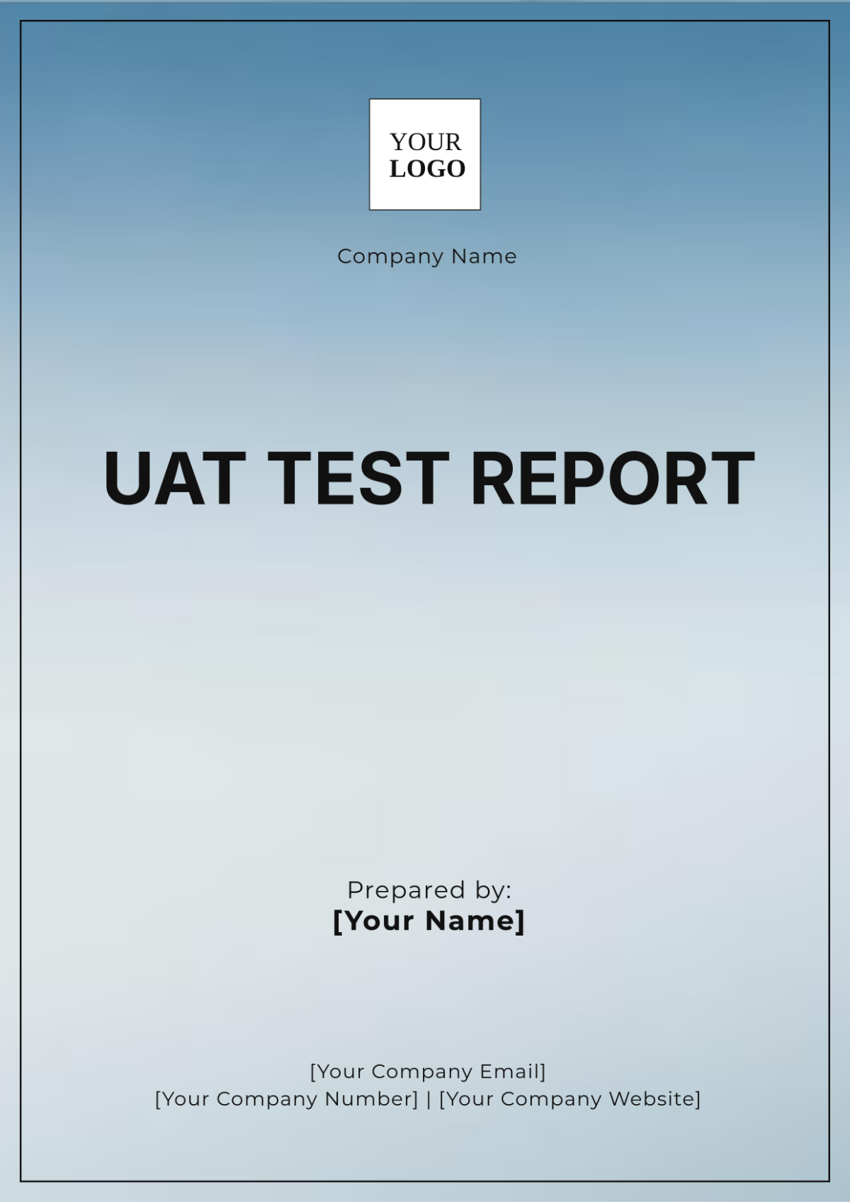 UAT Test Report Template - Edit Online & Download