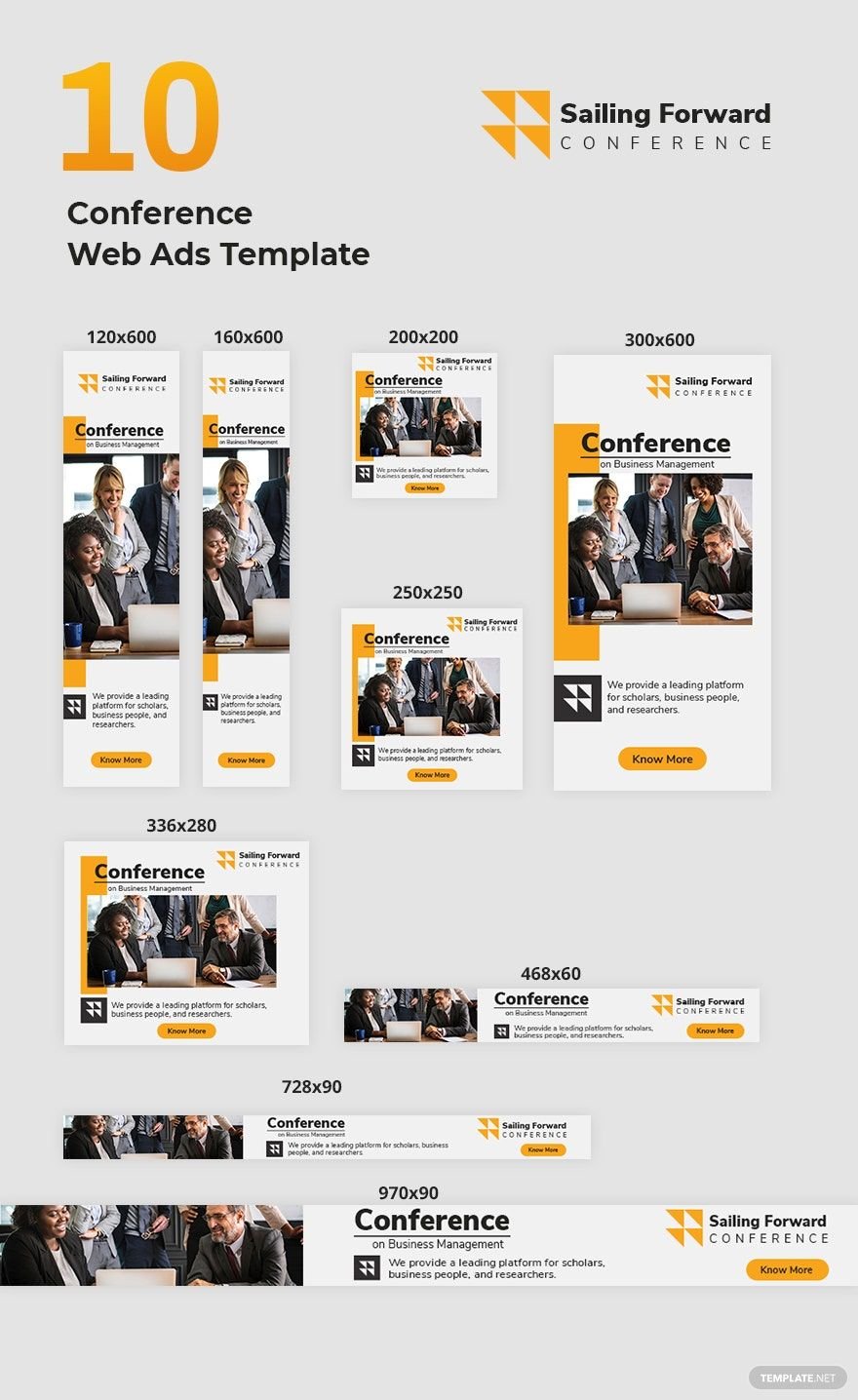 Conference Web Ads Template