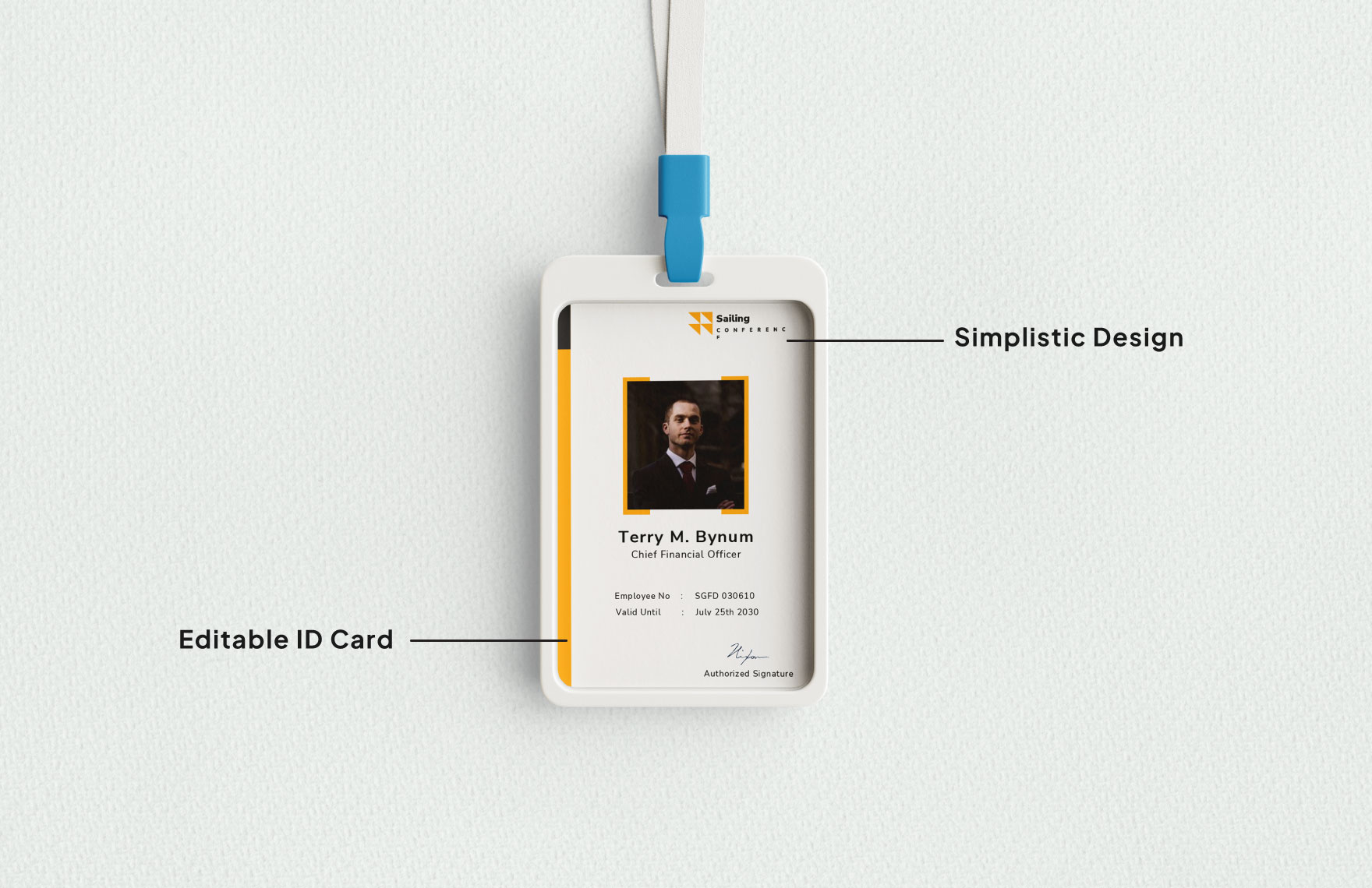 Conference ID Card Template