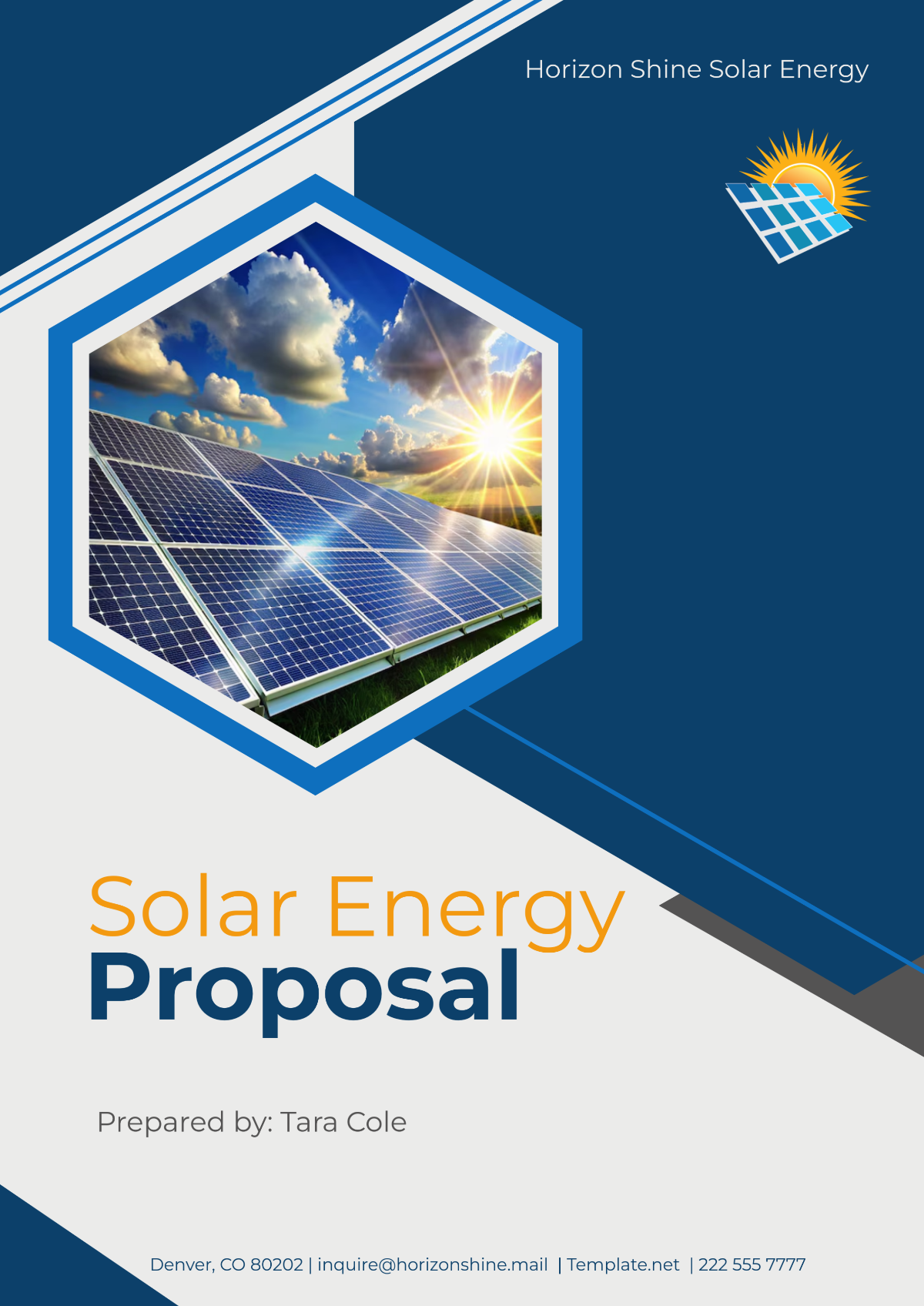 Solar Energy Proposal Template - Edit Online & Download