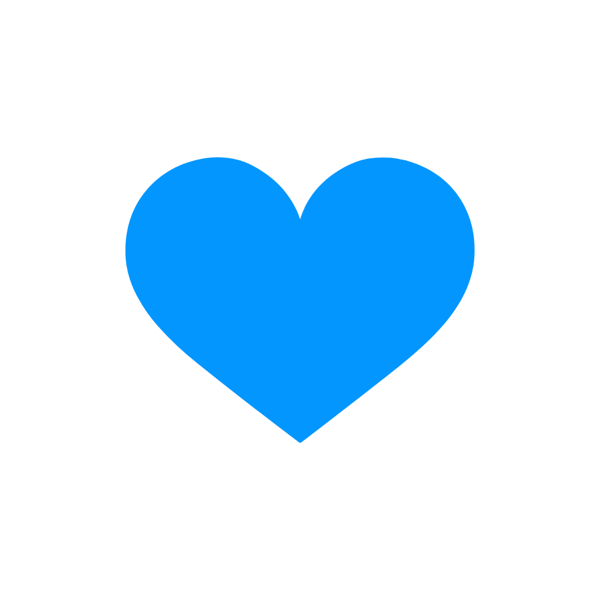 Blue Heart Clipart - Edit Online & Download