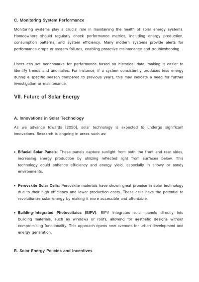 Free Solar Energy Manual Template to Edit Online