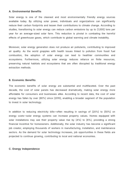 Free Solar Energy Manual Template to Edit Online