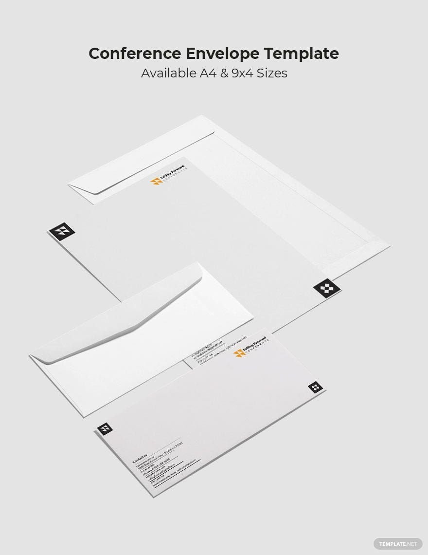 Conference Envelope Template