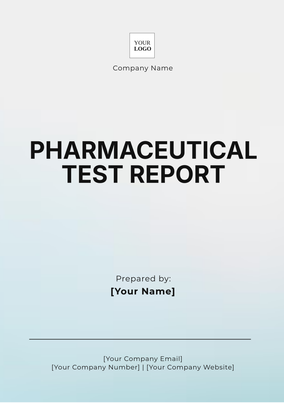 Pharmaceutical Test Report Template - Edit Online & Download