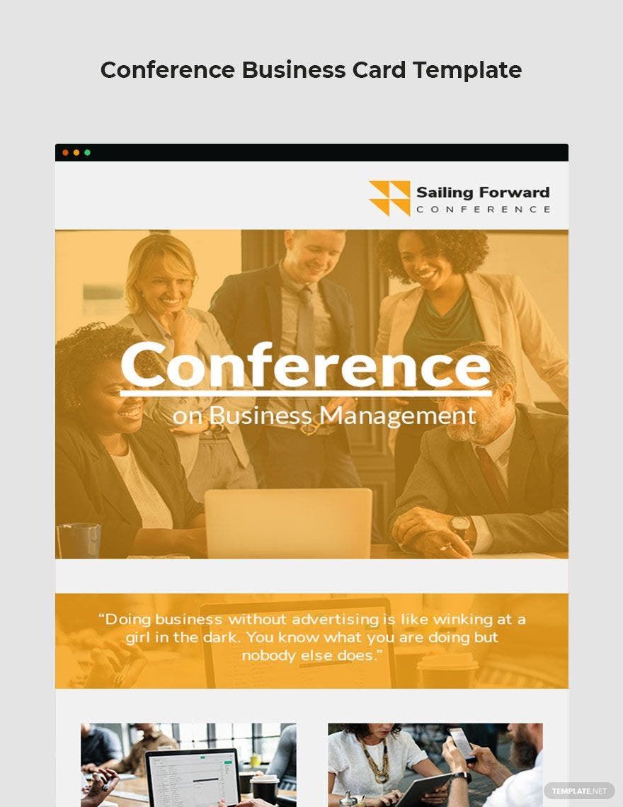 Conference Email Newsletter Template
