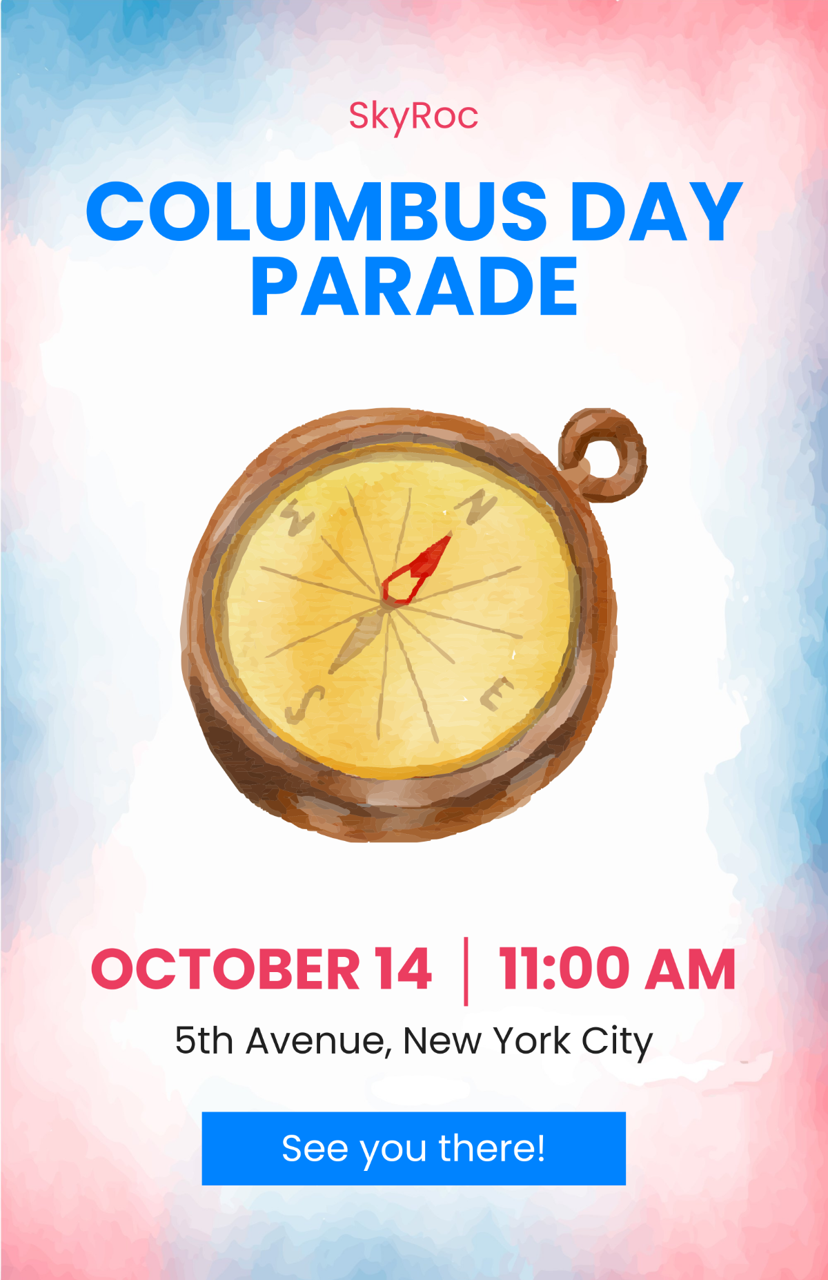 Columbus Day Parade Template - Edit Online & Download