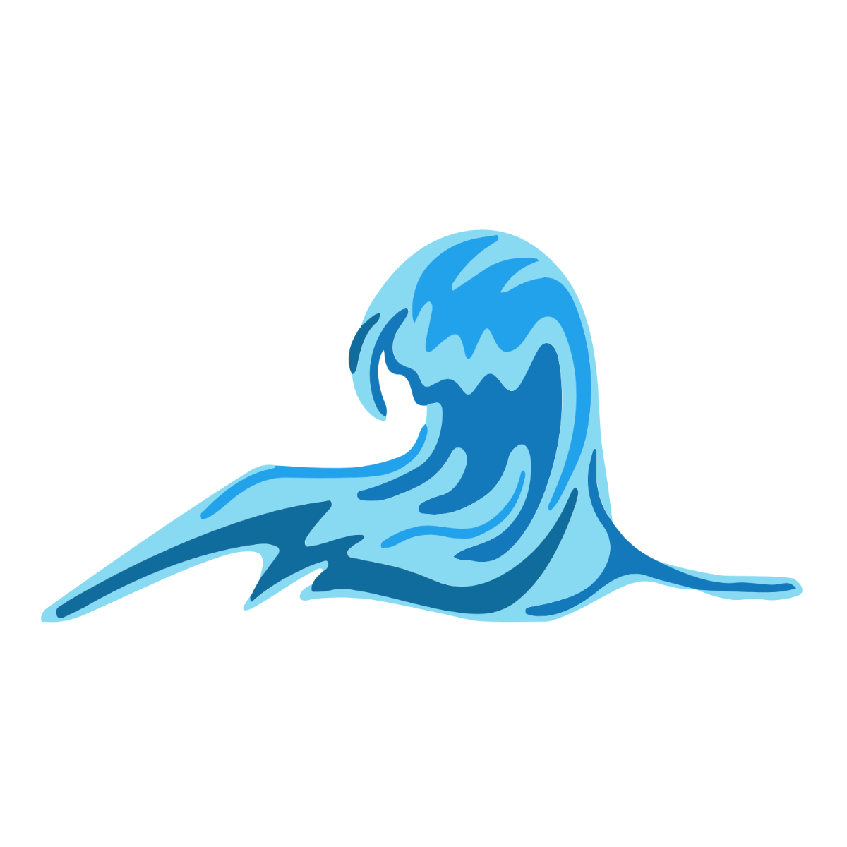 Blue Wave Clipart