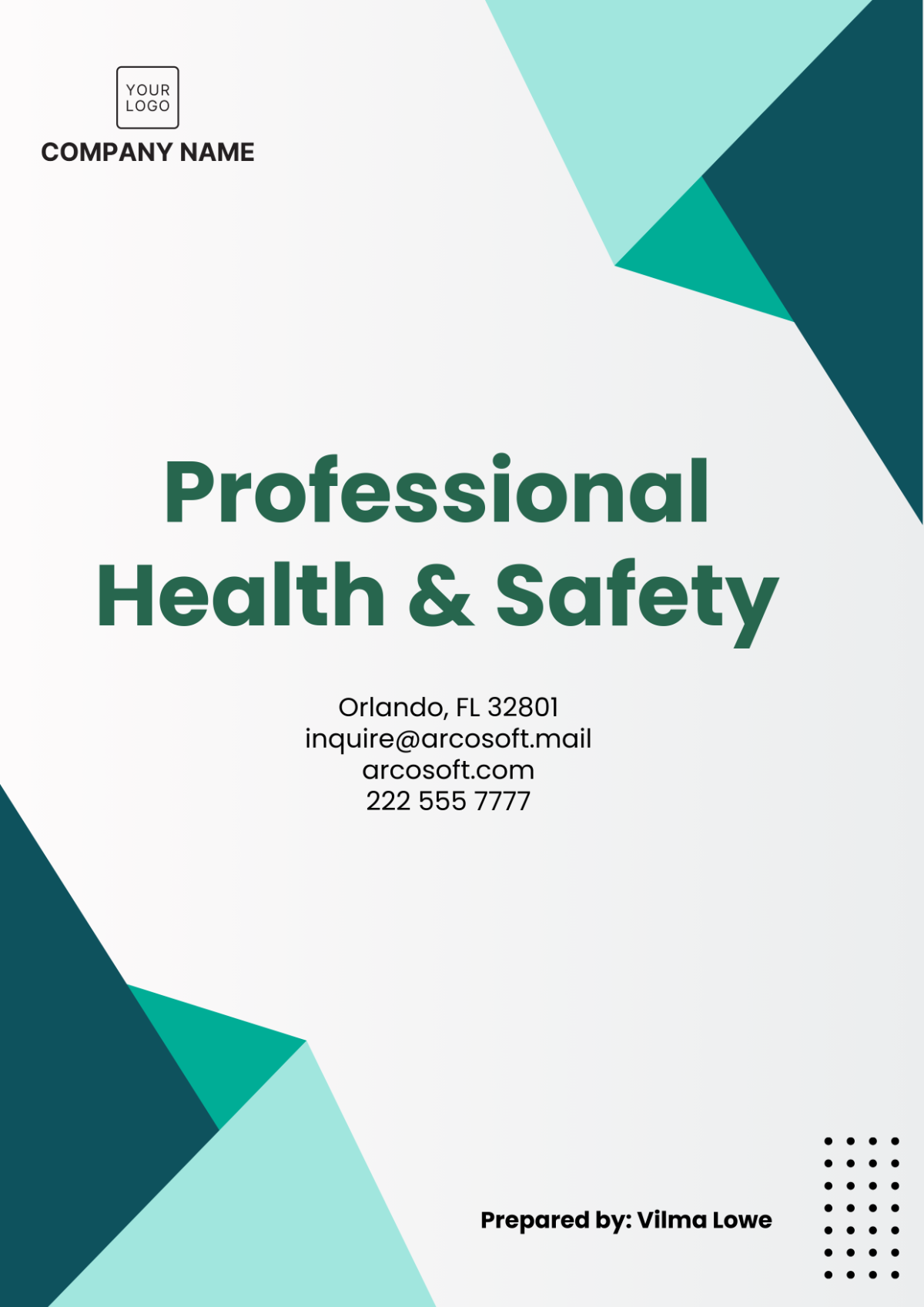 Professional Health %26 Safety Cover Page