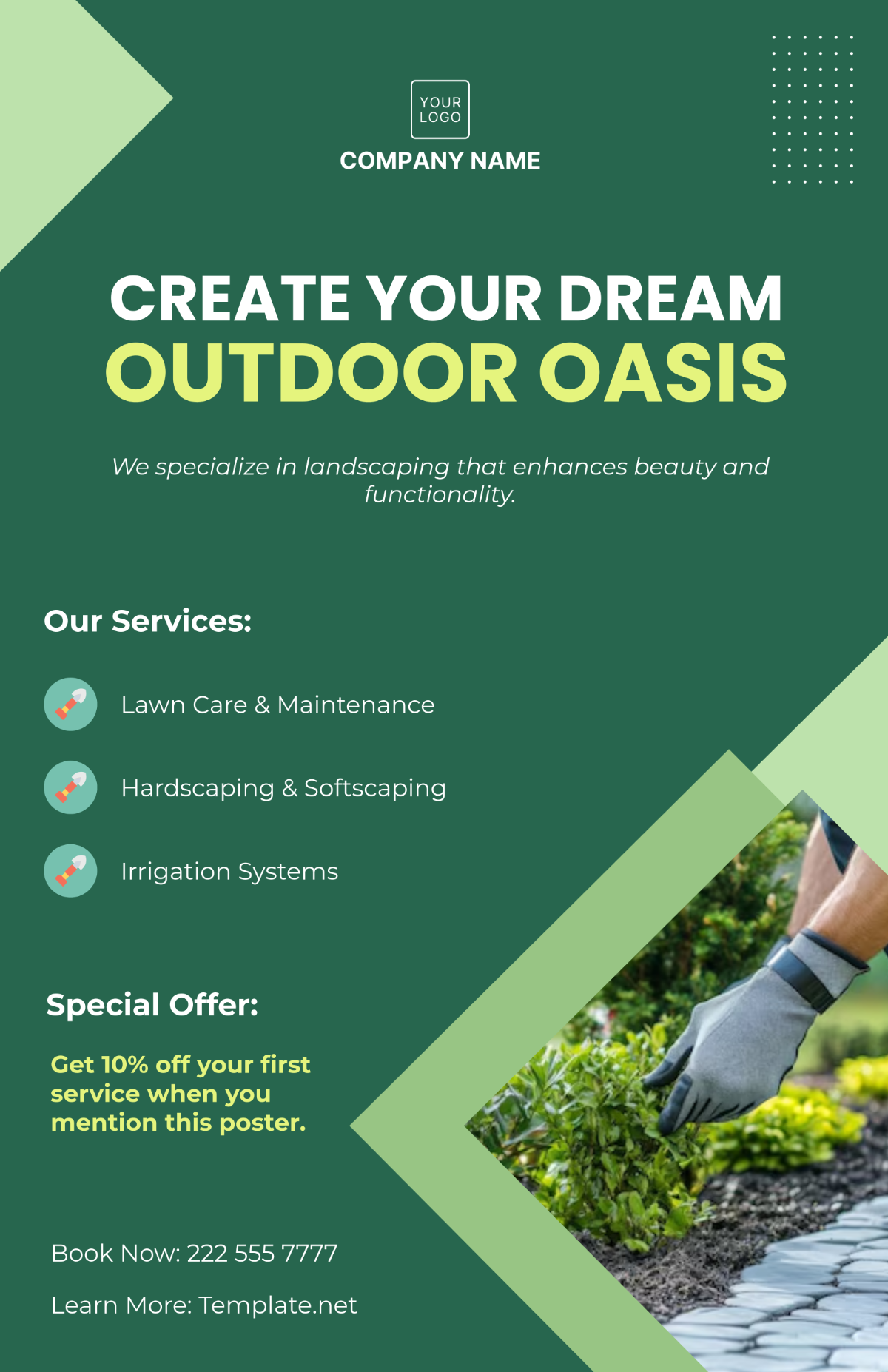 Landscaping Poster Template - Download | Template.net