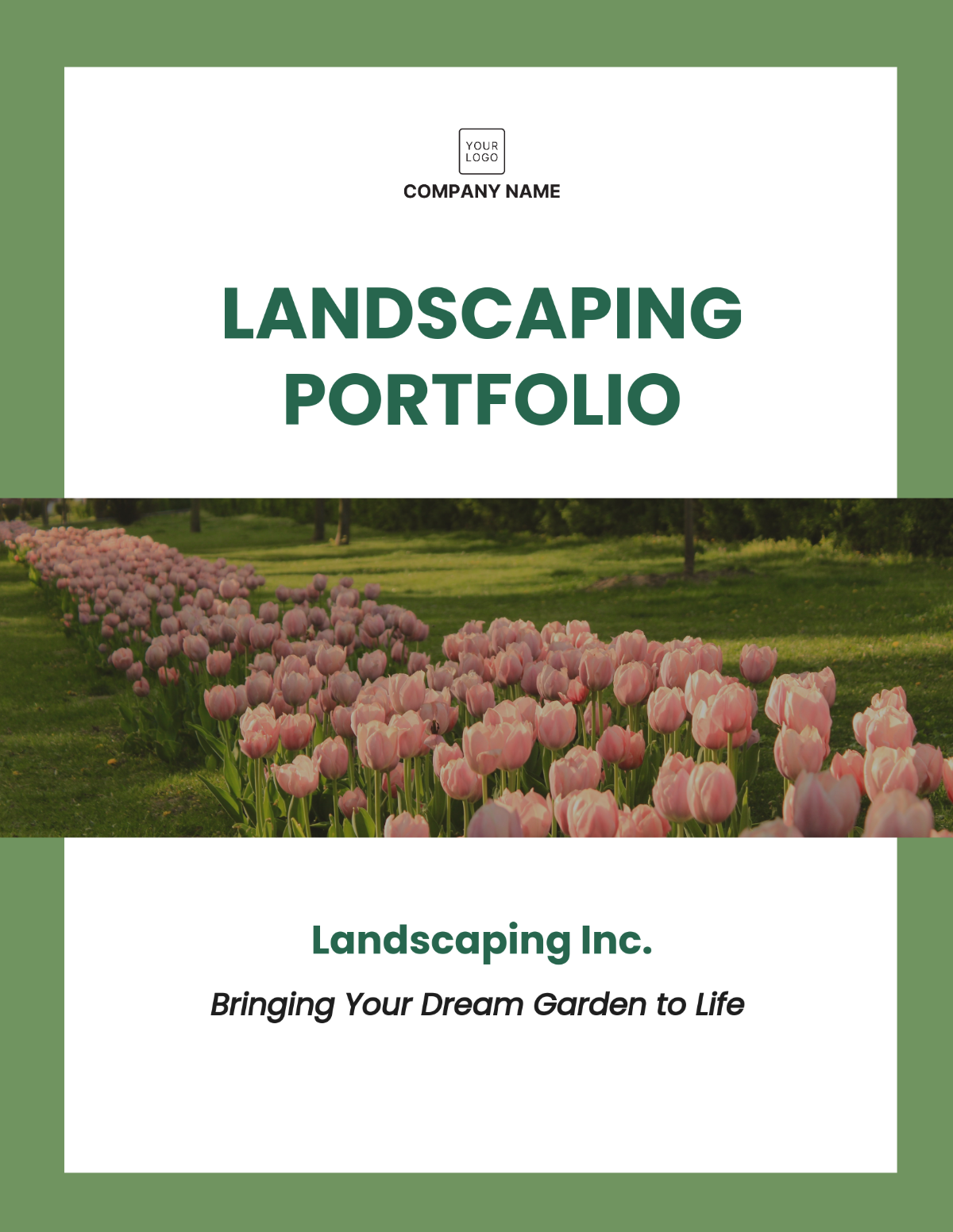 Landscaping Portfolio Template - Download | Template.net