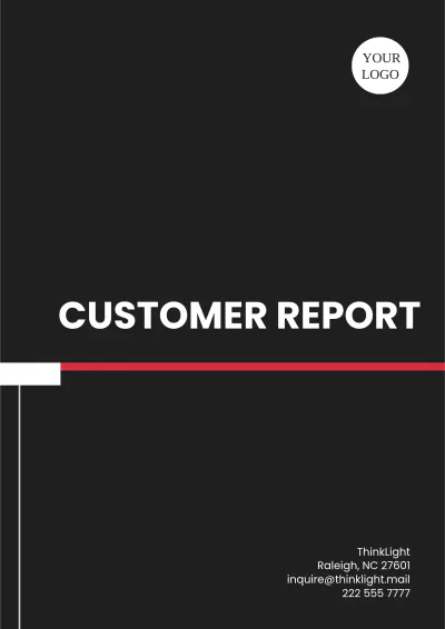 Free Customer Report Template to Edit Online