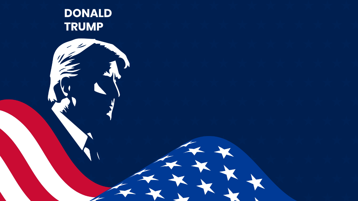 Donald Trump Background Template - Edit Online & Download