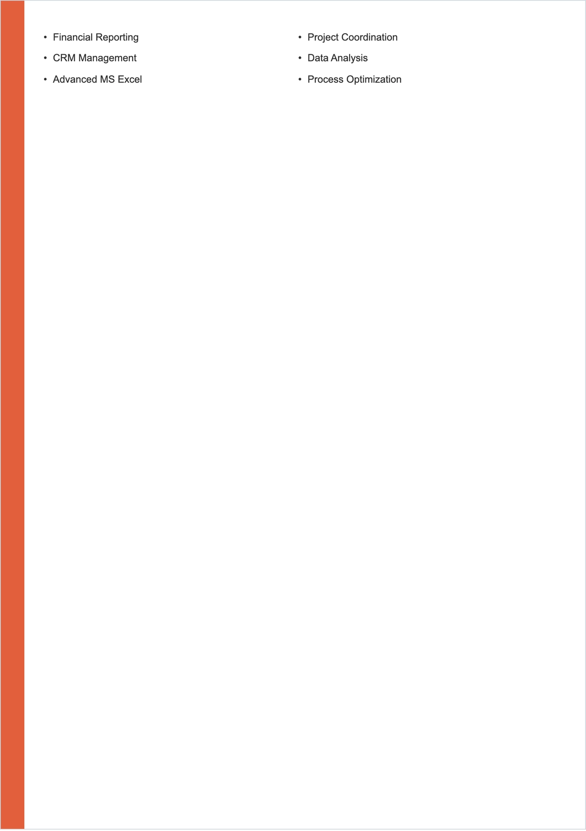 Free US Graduate ATS CV Layout Template, AI CV Builder