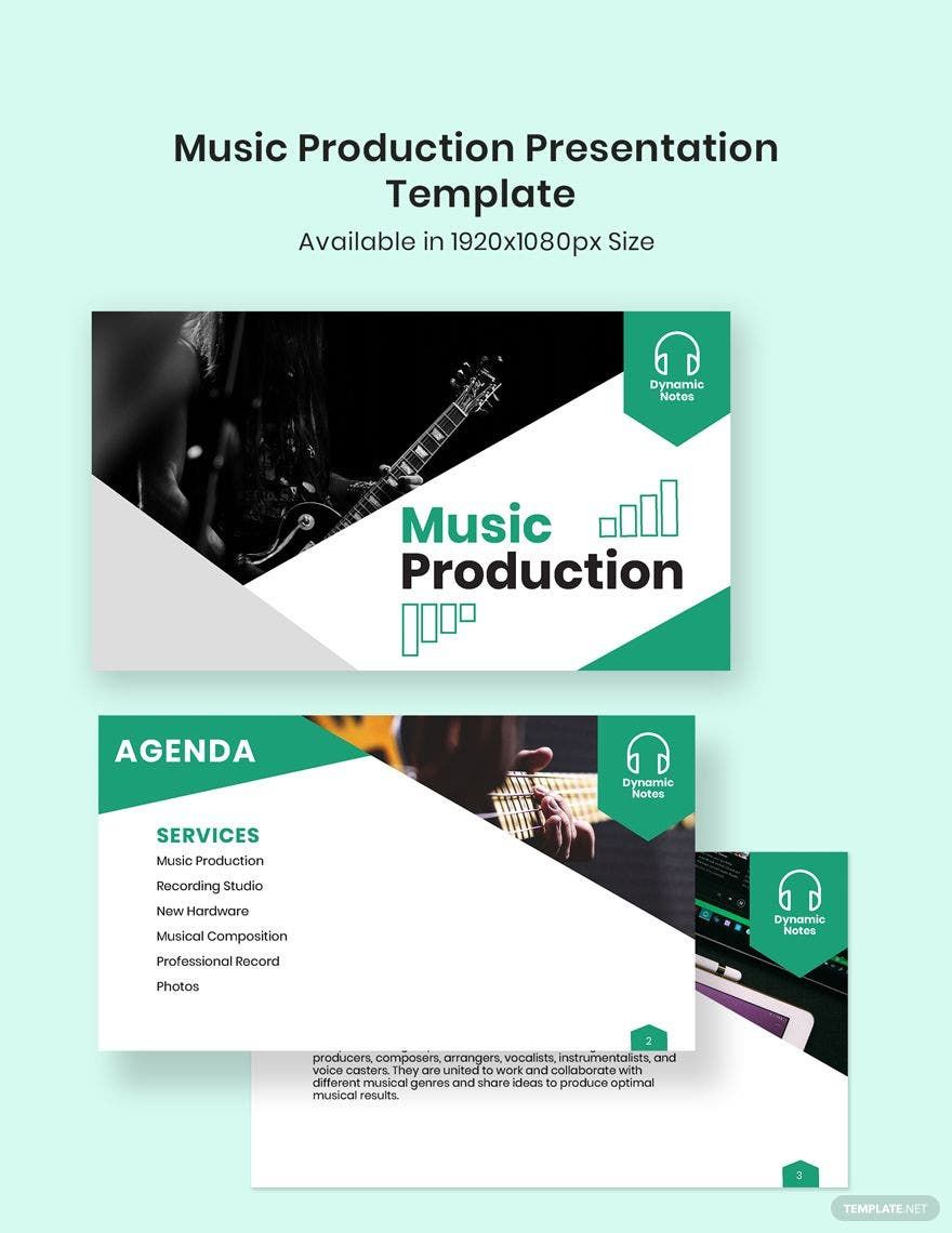 Music Production Presentation Template