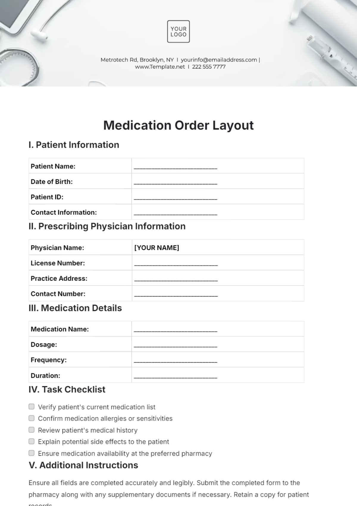 Free Medication Templates To Edit Online Free Medication Templates To Edit Online