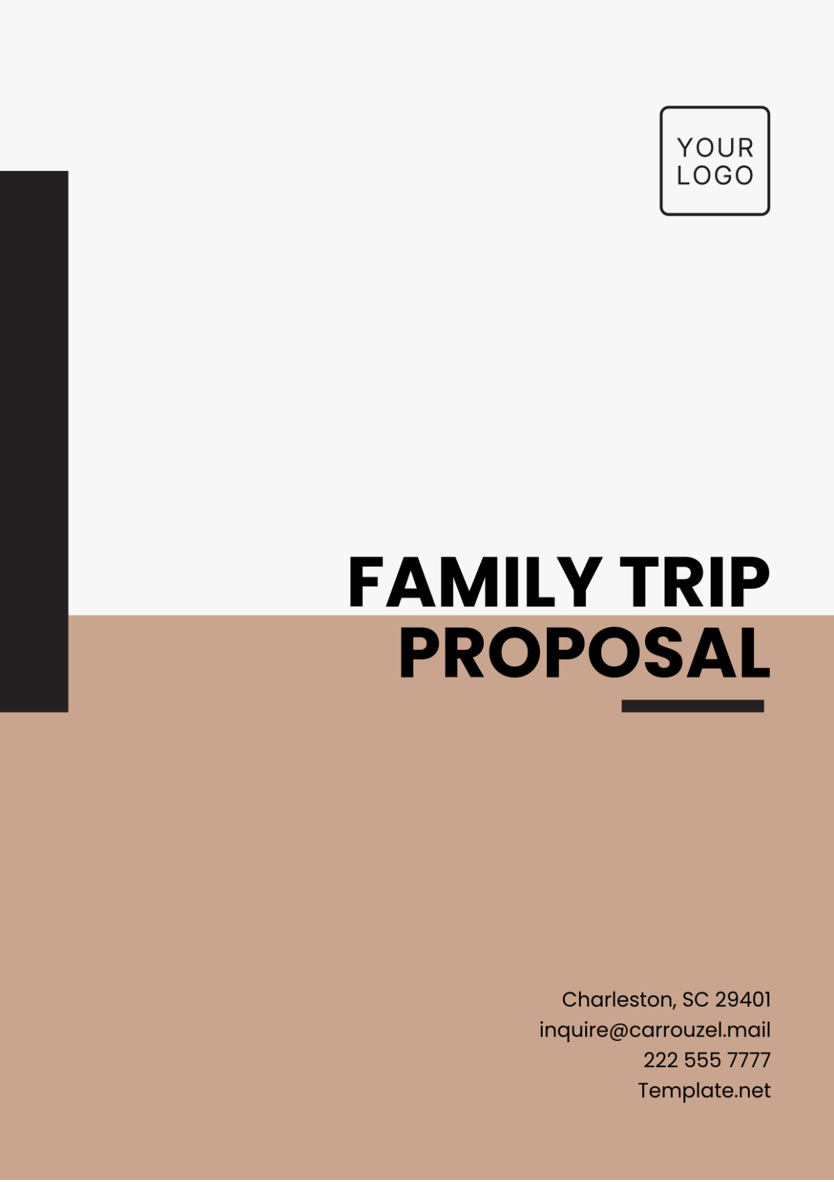 Family Trip Proposal Template - Edit Online & Download