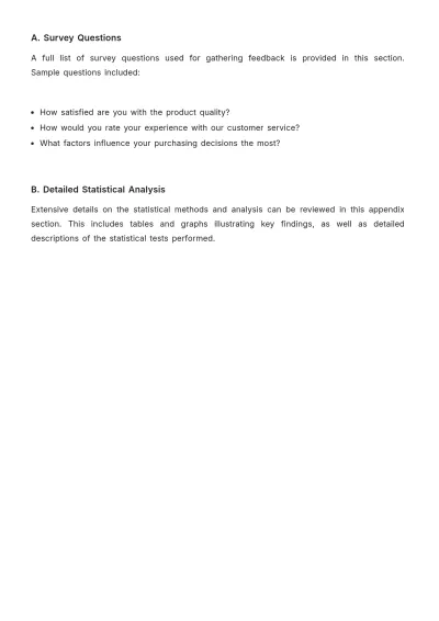Free Customer Feedback Analysis Report Template to Edit Online