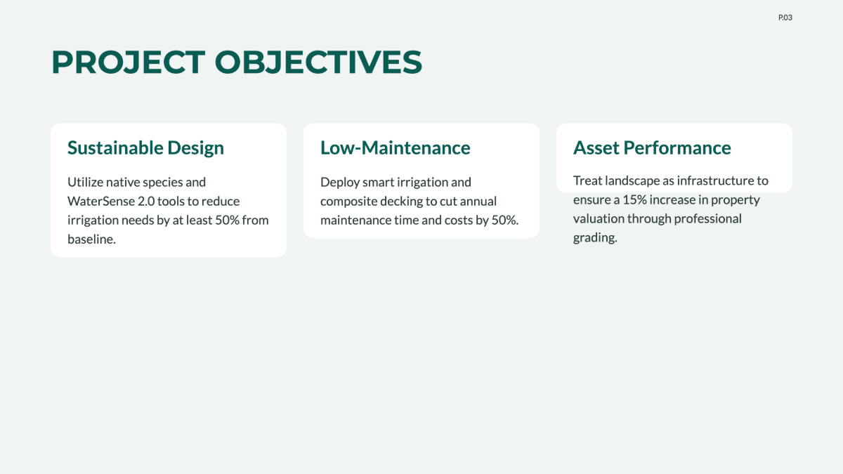 Free Landscaping Project Plan Template to Edit Online