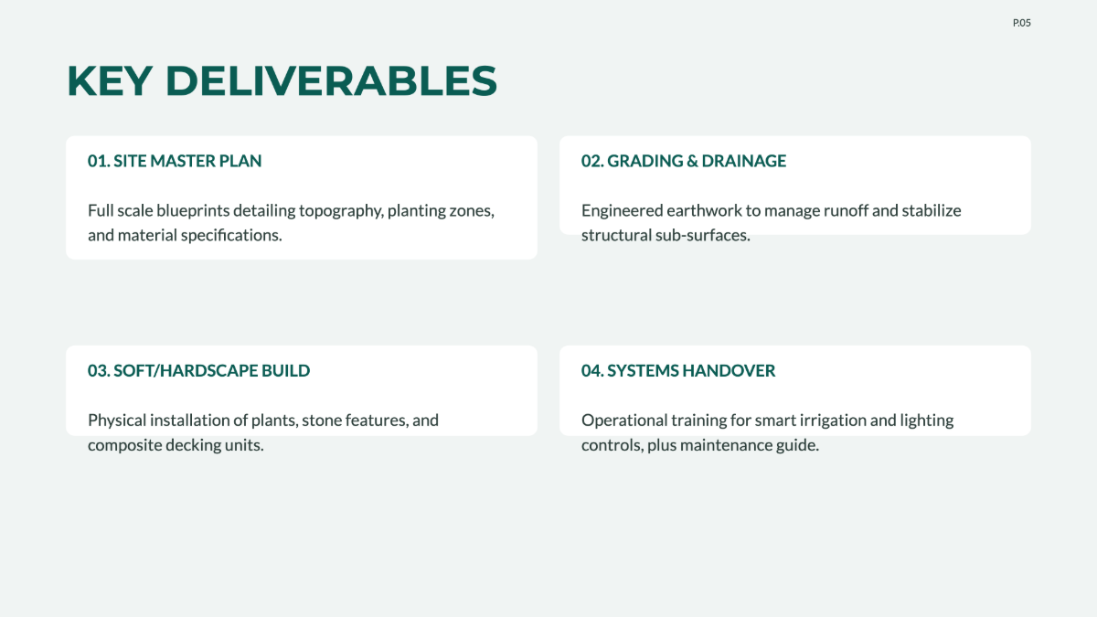 Free Landscaping Project Plan Template to Edit Online