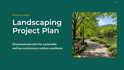 Free Landscaping Project Plan Template to Edit Online