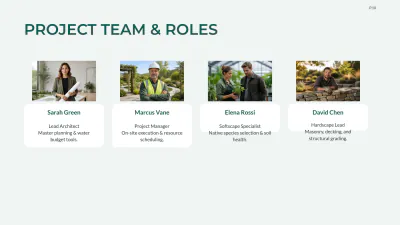 Free Landscaping Project Plan Template to Edit Online