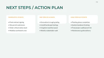 Free Landscaping Project Plan Template to Edit Online