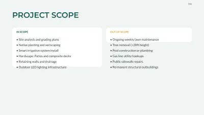 Free Landscaping Project Plan Template to Edit Online